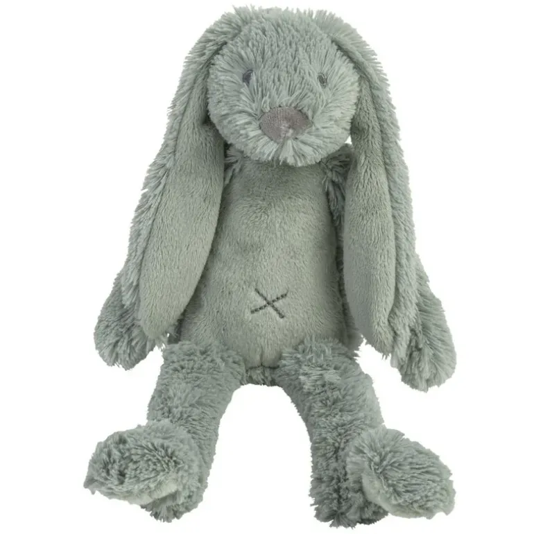 peluche Lapin Richie vert - 38 cm