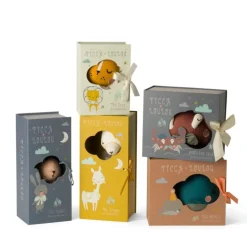 Peluche Lapin Rose dans boîte cadeau