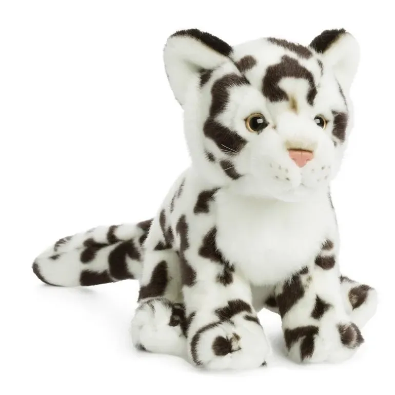 Peluche léopard des neiges WWF -19 cm