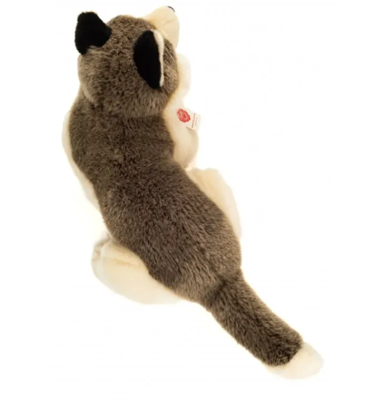 Peluche loup couché - 40 cm
