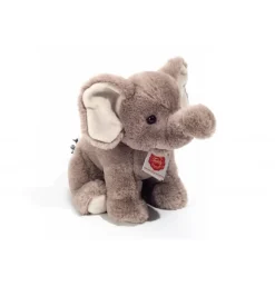 Peluche éléphant assis - 25 cm