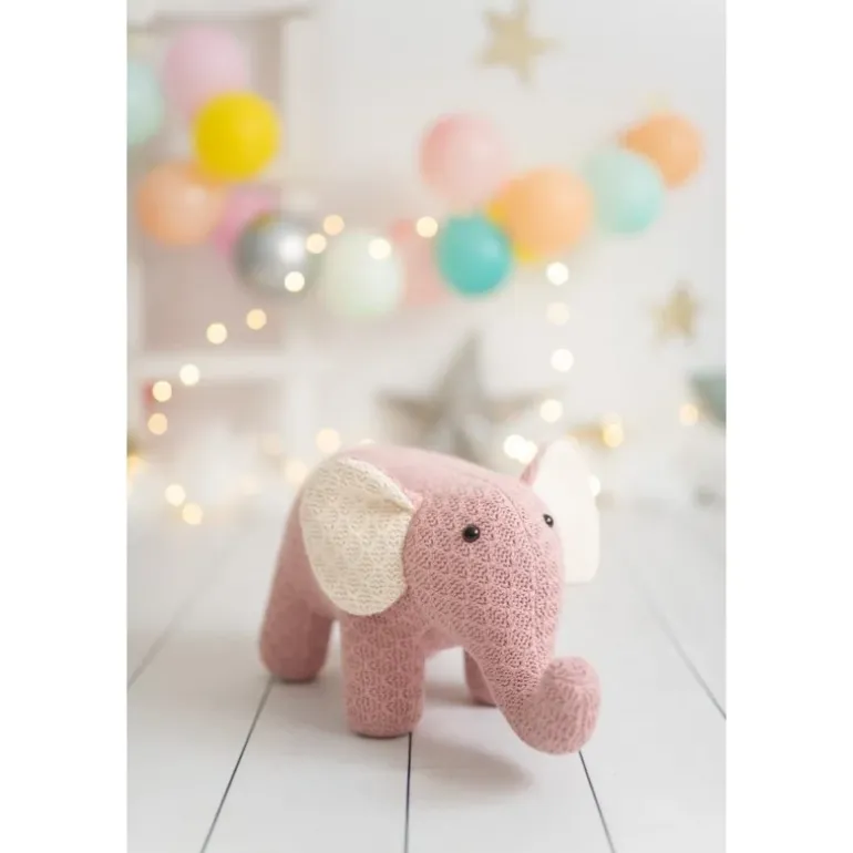Peluche éléphant en crochet MINI