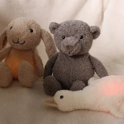 Peluche lumineuse Milo le lapin