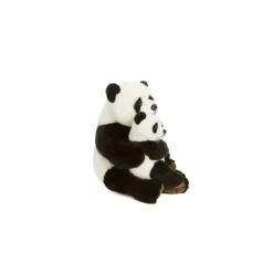 Peluche Maman Panda avec bébé WWF - 28 cm