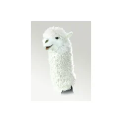 Peluche marionnette Alpaga