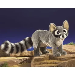 Peluche marionnette Bassaris rusé