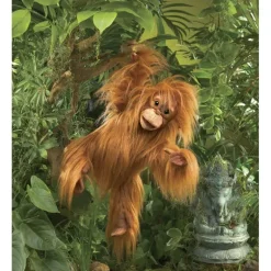 Peluche marionnette Bébé Orang Outan