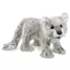 Peluche marionnette bébé panthère des neiges