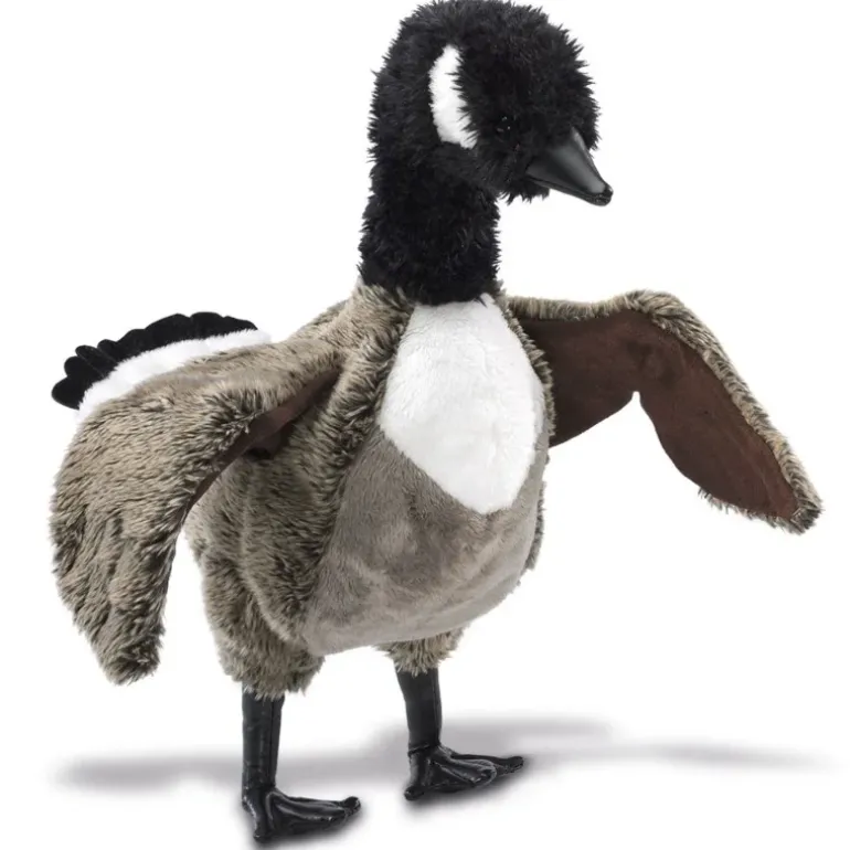 Peluche marionnette Bernache du Canada