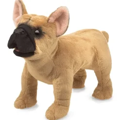 Peluche marionnette Bouledogue Français