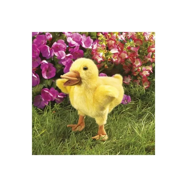 Peluche marionnette Caneton