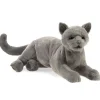 Peluche marionnette Chat ronronnant