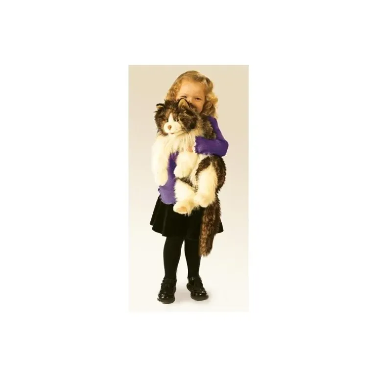 Peluche marionnette Chat Ragdoll