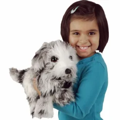 Peluche marionnette Chiot Shih Tzu