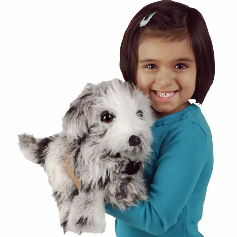 Peluche marionnette Chiot Shih Tzu