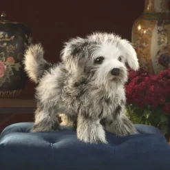 Peluche marionnette Chiot Shih Tzu