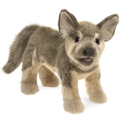 Peluche marionnette Chiot Berger Allemand
