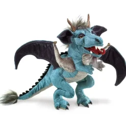 Peluche marionnette Dragon Ciel