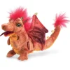 Peluche marionnette Dragon de feu
