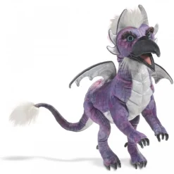 Peluche marionnette Dragon à bec