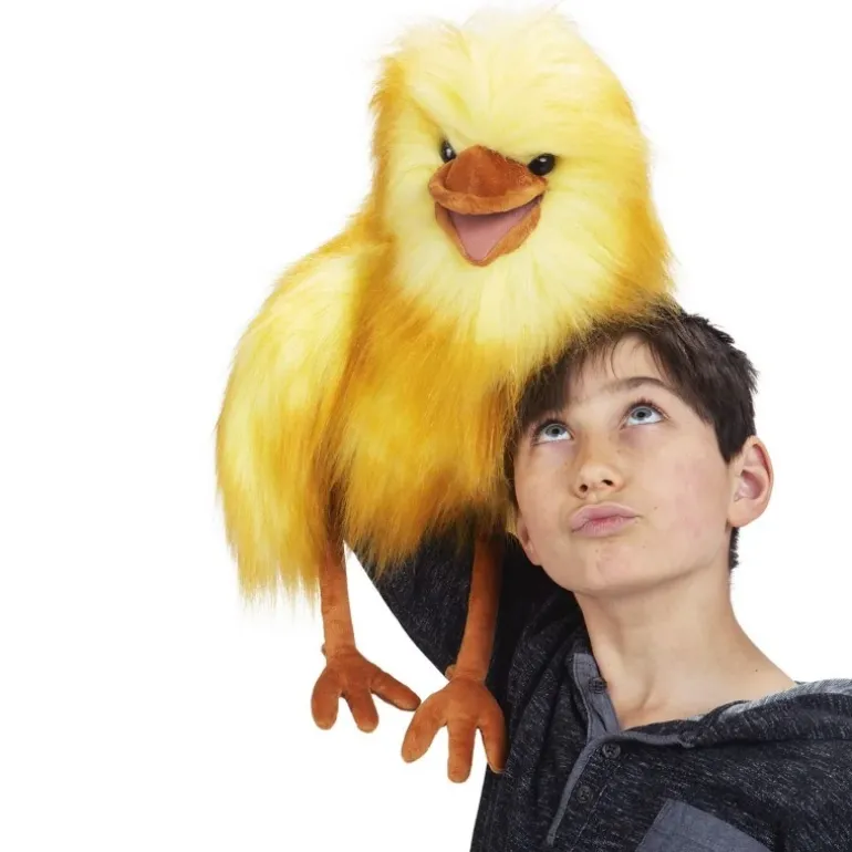 Peluche marionnette Drôle d'oiseau - Funny Bird®