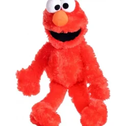 Peluche marionnette Elmo de 1 rue Sésame - 45 cm