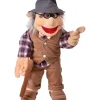 Peluche marionnette grand-père