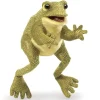 Peluche marionnette Grenouille drôle