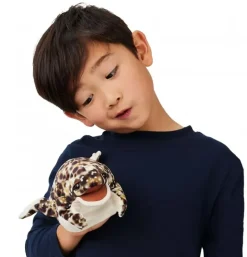 Peluche marionnette grenouille des pluies du désert