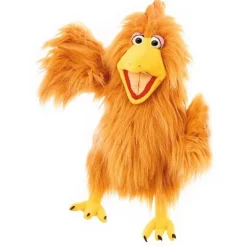 Peluche marionnette La poule Herta