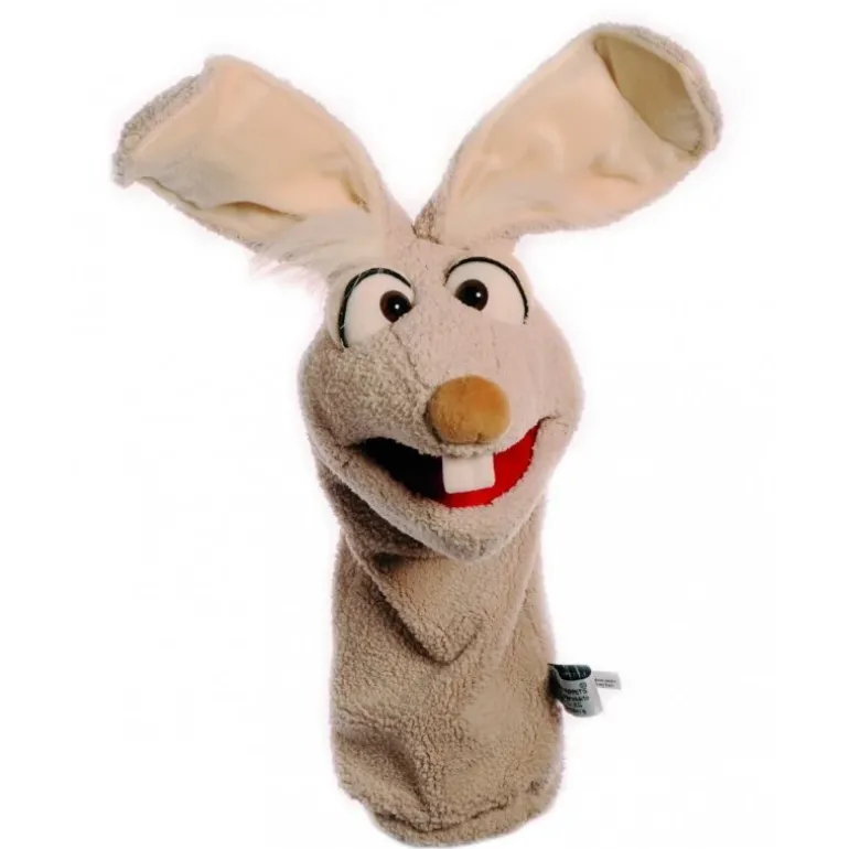 Peluche marionnette Lapin Mampfred