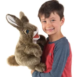 Peluche marionnette Lapin