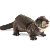 Peluche marionnette Loutre
