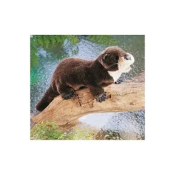 Peluche marionnette Loutre