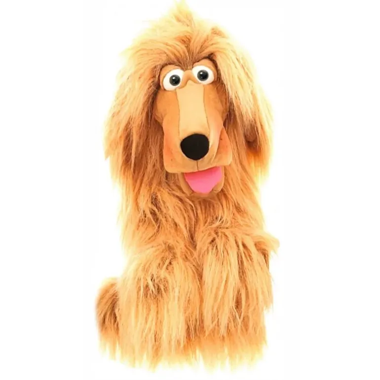 Peluche marionnette Lulu la chienne