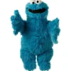 Peluche marionnette Macaron de 1 rue Sésame - 45 cm
