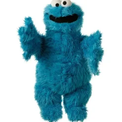 Peluche marionnette Macaron de 1 rue Sésame - 45 cm