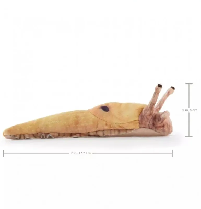 Peluche marionnette Mini Limace Banane