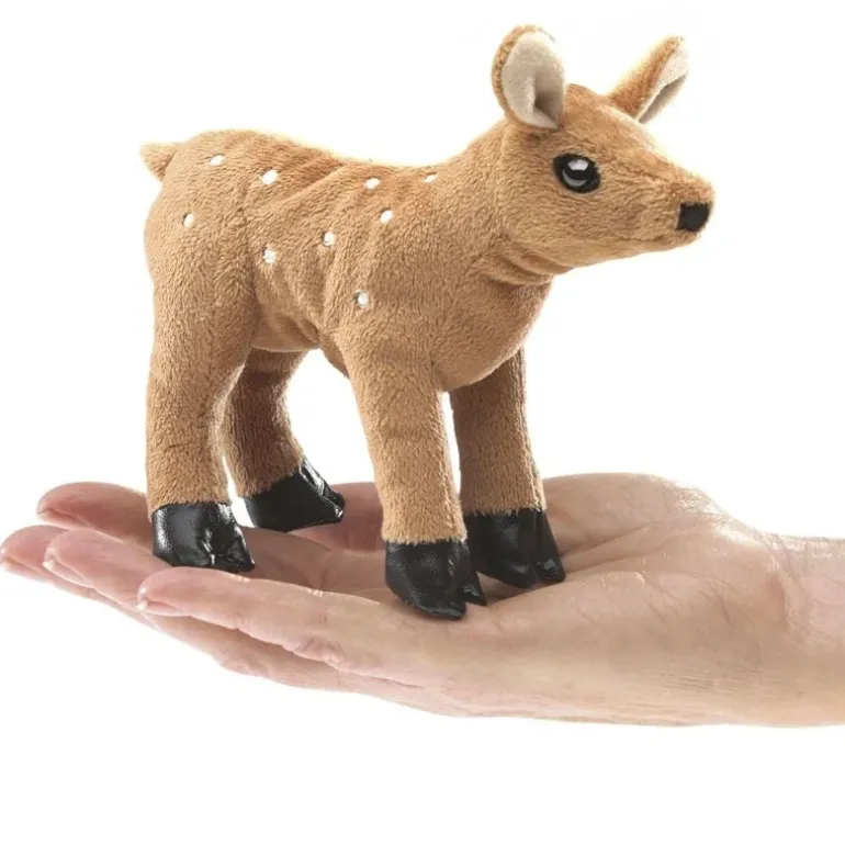 Peluche marionnette Mini faon