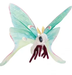 Peluche marionnette mini papillon lune