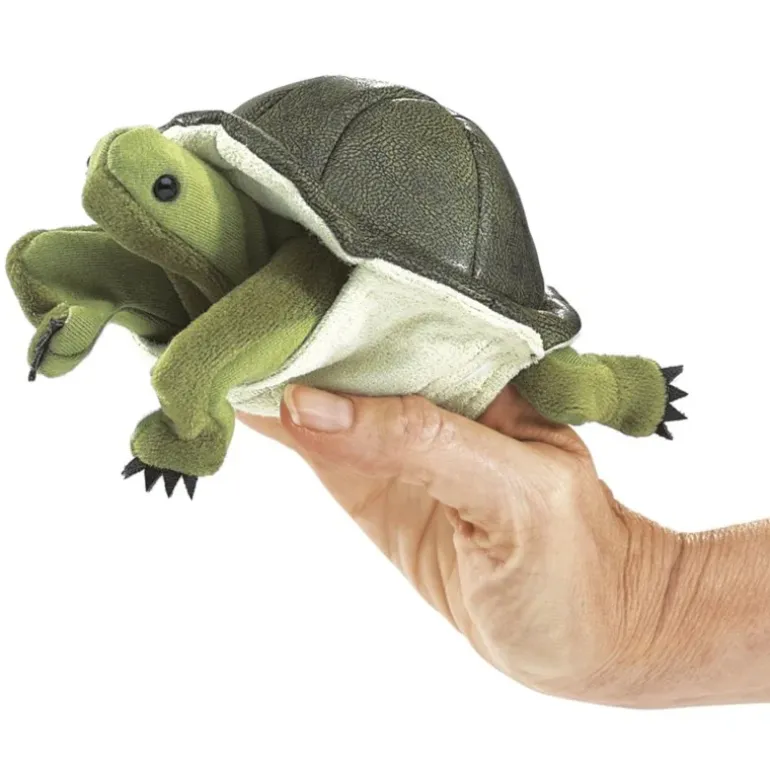 Peluche marionnette Mini tortue