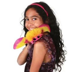 Peluche marionnette Mini papillon de nuit Anisote de l'érable