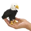 Peluche marionnette Mini Pygargue à tête blanche