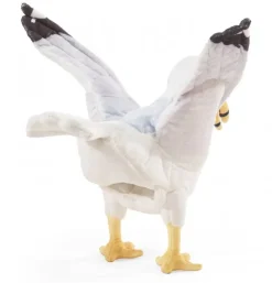 Peluche marionnette mouette