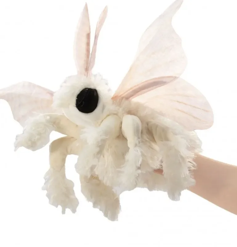 Peluche marionnette papillon caniche du Venezuela