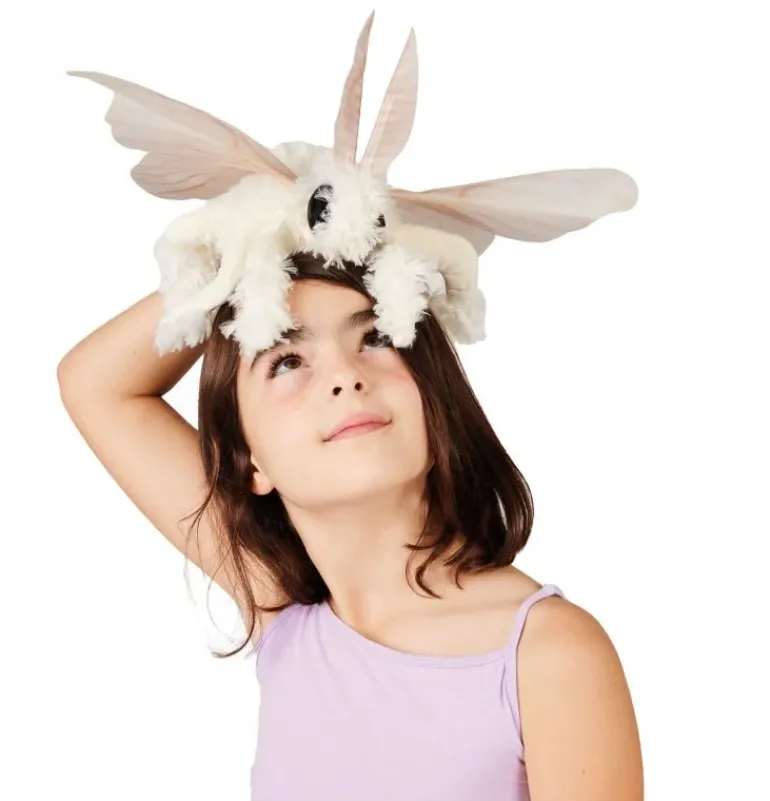 Peluche marionnette papillon caniche du Venezuela
