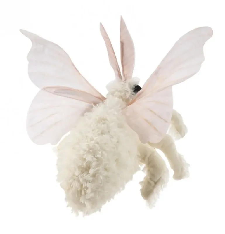 Peluche marionnette papillon caniche du Venezuela