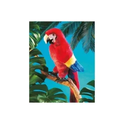 Peluche marionnette Perroquet Ara