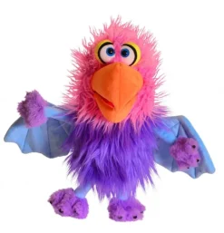Peluche marionnette Petit monstre Schnäck