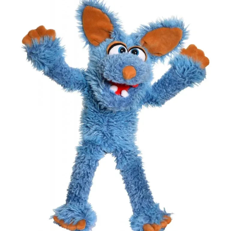 Peluche marionnette Petit Schlawenski le coyote